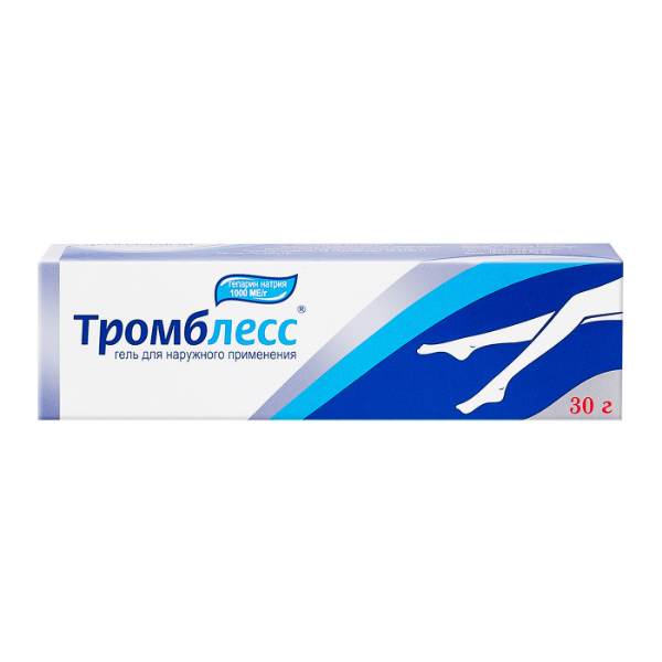 Тромблесс 30гр гель (гепарин) Производитель: Россия Нижфарм